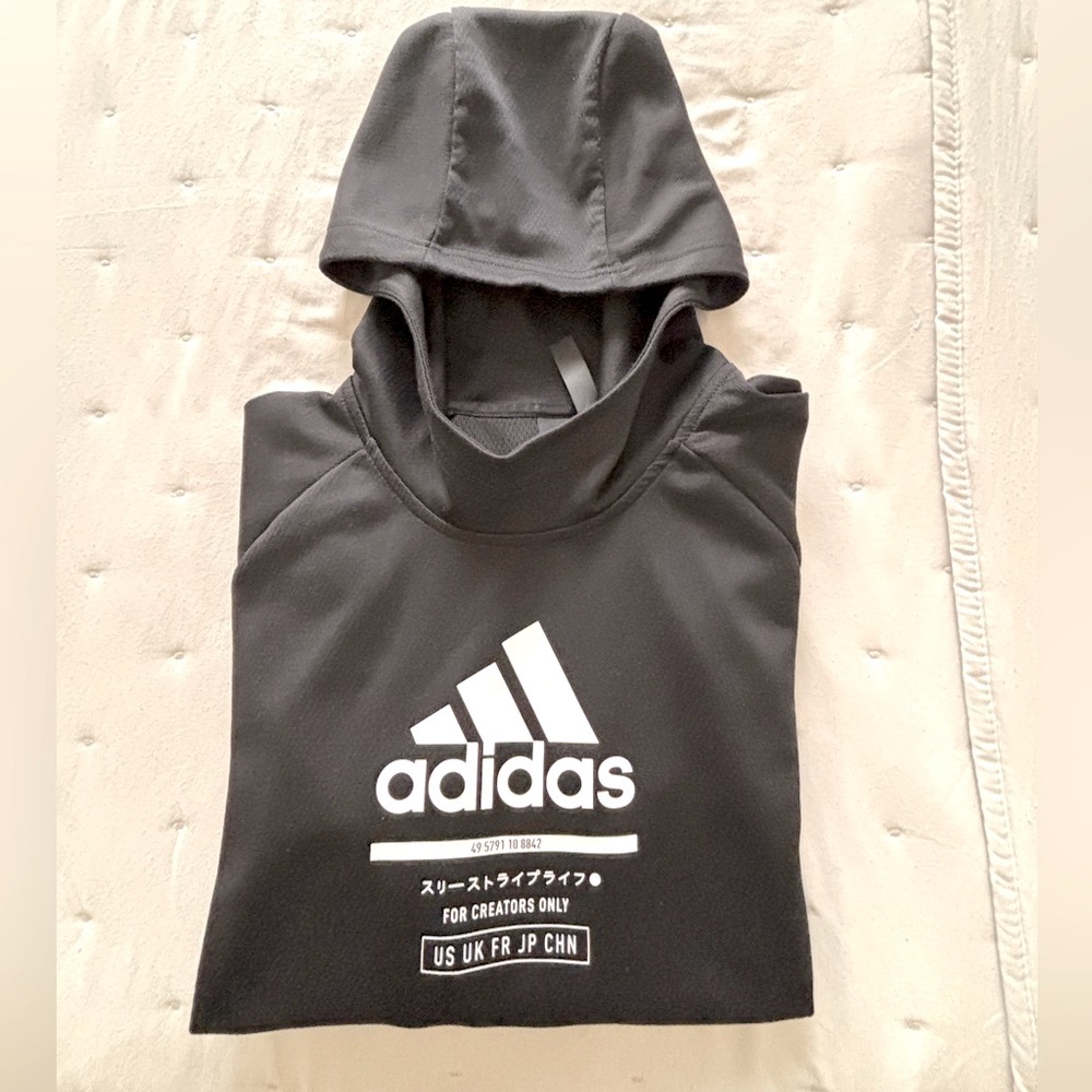 Adidas Black Hoodie Adidas  Men's Game and Go Pullover Hoodie size M - Picture 3 of 15